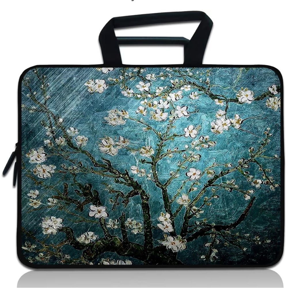 Floral Laptop Sleeve with Handles